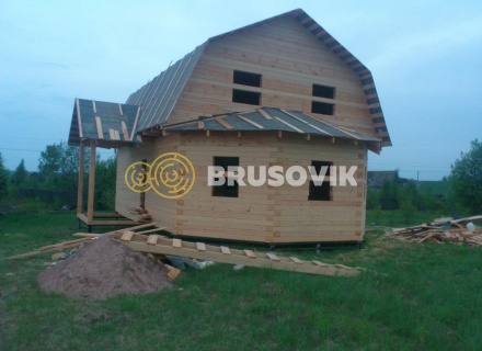 Дом 7х10 м из профилированного бруса 145х145 мм в Ивановской области