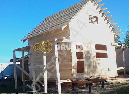  Баня из проф. бруса 145х145 мм