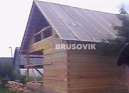 Дом 7,5х10 м из обрезного бруса 150х150 мм, Проект №2, в Ярославской области