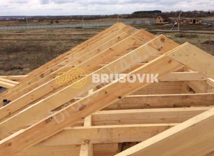 Дом из бруса по проекту № 6