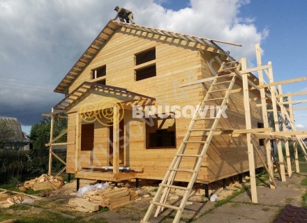 Дом из профилированного бруса 145х145 мм