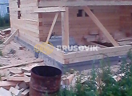 Дом 7,5х10 м из обрезного бруса 150х150 мм, Проект №2, в Ярославской области