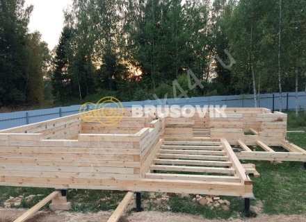 Строительство жилого дома из бруса