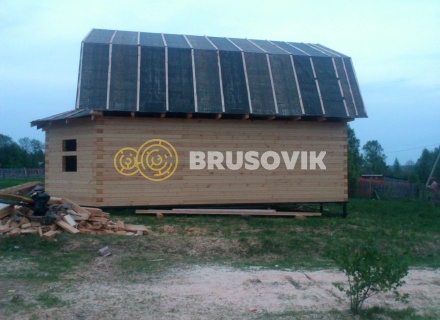 Дом 7х10 м из профилированного бруса 145х145 мм в Ивановской области