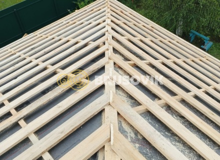 Пристройка к дому из профилированного бруса 145х145мм по индивидуальному проекту в д. Бакланово, Клинский р-н., Московская обл