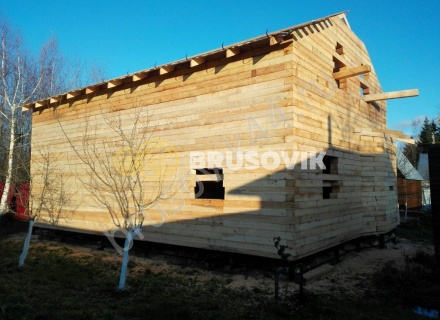 Строительство дома из бруса СТ Отрадное 36, Волоколамский р-н, Московская область