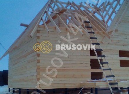 Дом из бруса 150х150 мм. по проекту № 5