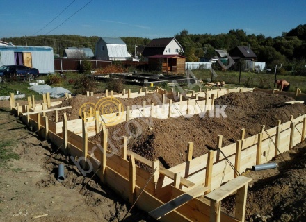 Большой жилой дом из бруса