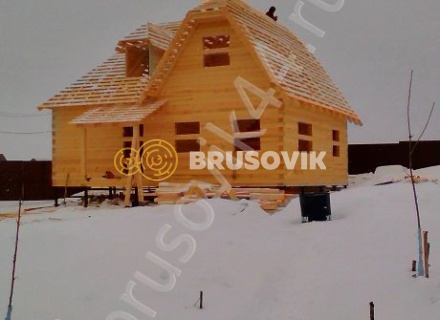 Дом из бруса 150х150 мм. по проекту № 5