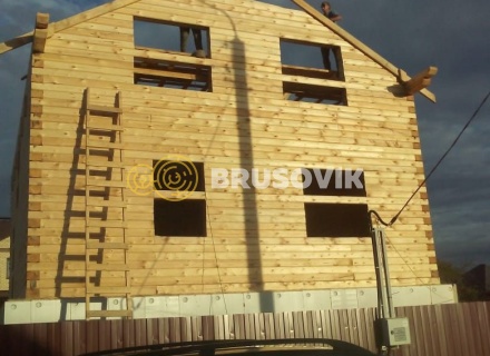 Дом 8х9 м из профилированного бруса 145х195 мм в г. Кострома, ул. Космонавтов, д. 43