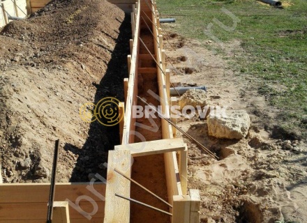 Большой жилой дом из бруса