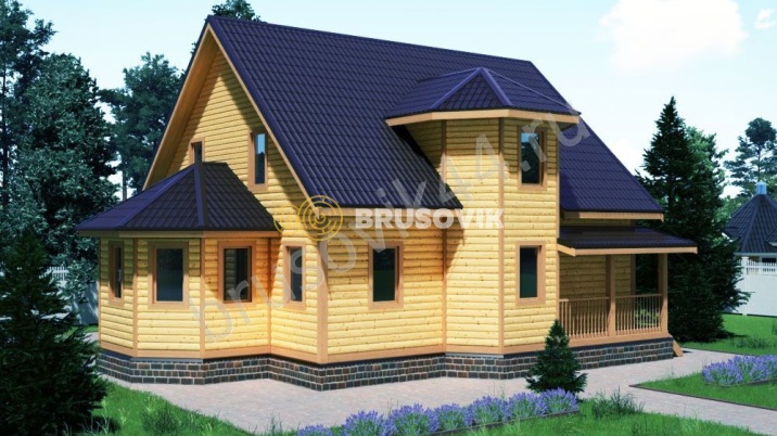 Проект №67 дома из бруса 9х10