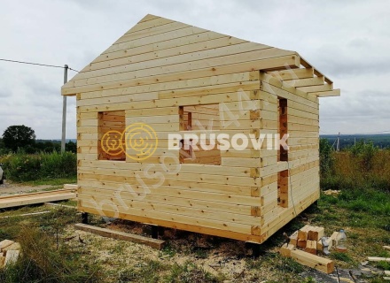 Баня из профилированного бруса 145х145 мм
