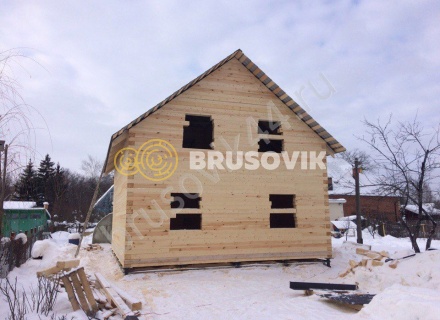 Строительство брусового дома