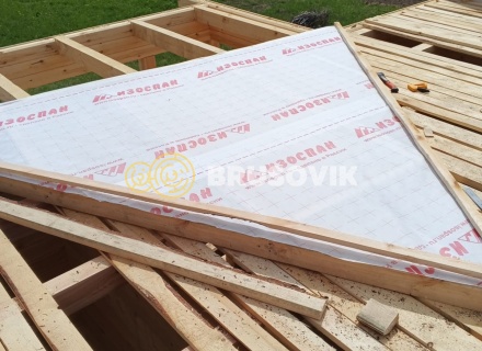 Дом 6х8м из профилированного бруса 145х145мм по проекту № 20 в д. Бунятино, Торжокский р-н., Тверская обл.