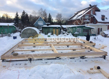 Строительство брусового дома