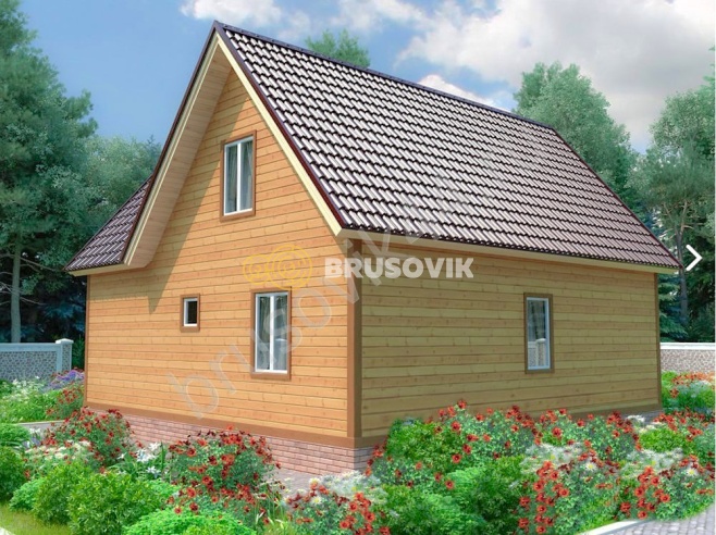 Проект №74 дома из бруса 9х9