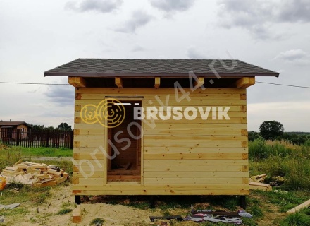 Баня из профилированного бруса 145х145 мм