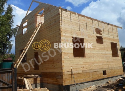 Деревянный брусовой дом