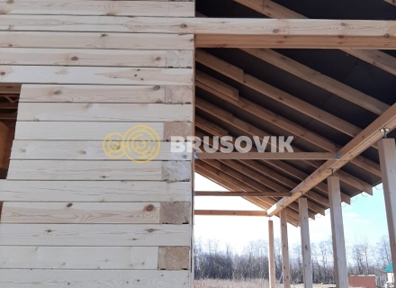 Дом из бруса, Ярославская область, Угличский р-н, п. Зеленая роща