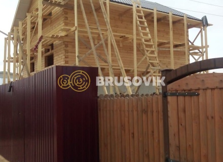 Дом 8х9 м из профилированного бруса 145х195 мм в г. Кострома, ул. Космонавтов, д. 43