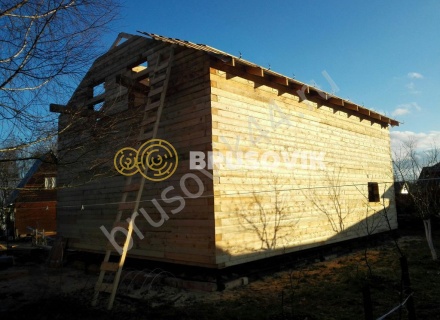 Строительство дома из бруса СТ Отрадное 36, Волоколамский р-н, Московская область