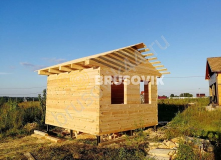 Баня из профилированного бруса 145х145 мм