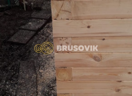 Дом 6х8 м из профилированного бруса 145х145 мм в Ивантеевке