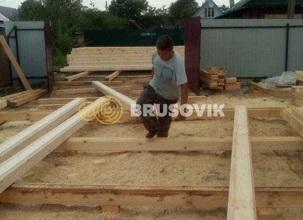 Дом 8х9 м из профилированного бруса 145х195 мм в г. Кострома, ул. Космонавтов, д. 43