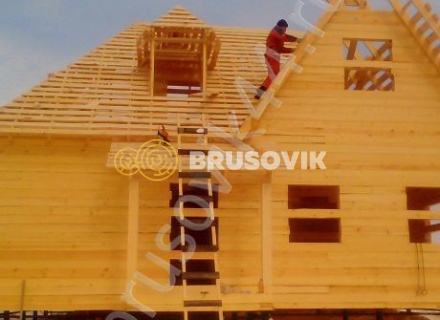 Дом из бруса 150х150 мм. по проекту № 5