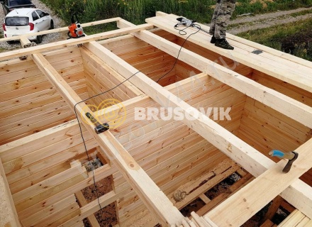 Баня из профилированного бруса 145х145 мм