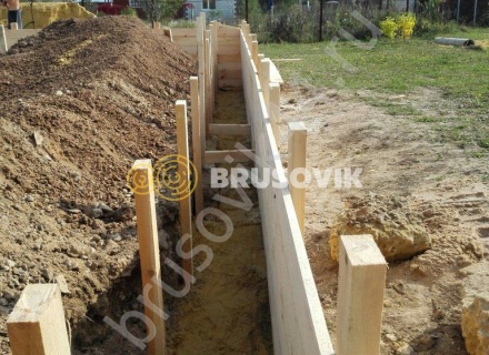 Большой жилой дом из бруса