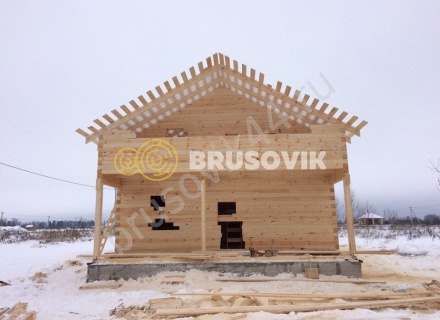 Дом 8х11 из бруса