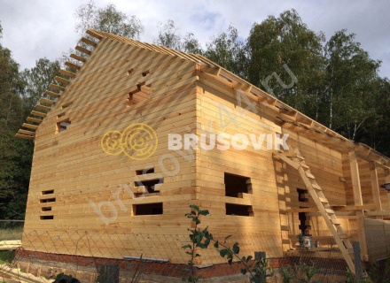Брусовой дом для заказчика