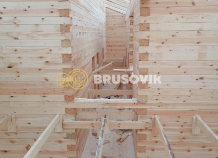 Дом 8,5х15 м. с террасой из профилированного бруса 145х195 мм. по индивидуальному проекту в п. Чулково, Выборгский район, Ленинградская область