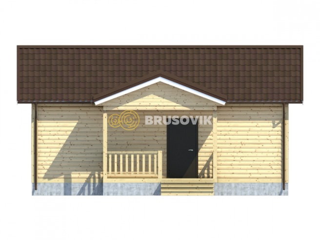 Проект №92 дома из бруса 6х9