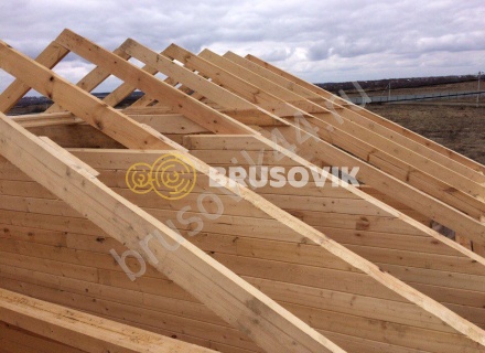 Дом из бруса по проекту № 6