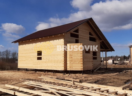 Дом из бруса, Ярославская область, Угличский р-н, п. Зеленая роща