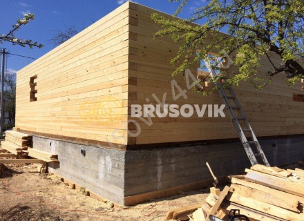 Возведение дома из бруса