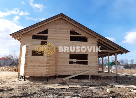 Дом из бруса, Ярославская область, Угличский р-н, п. Зеленая роща