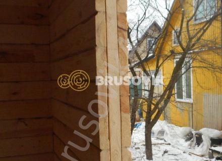 Дом по проекту заказчика из обрезного бруса