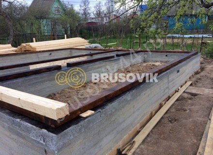 Возведение дома из бруса