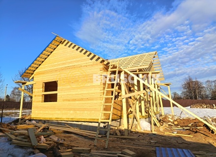 Дом 6х10м из профилированного бруса 145х145мм в д. Покровские Горки, Угличский район, Ярославская область