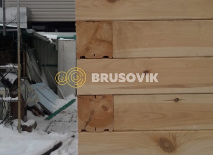 Дом 6х8 м из профилированного бруса 145х145 мм в Ивантеевке