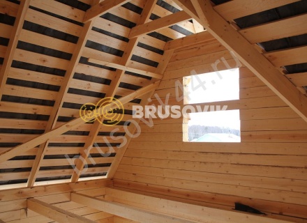 Дом из бруса 150х150 мм. по проекту № 5