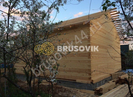 Возведение дома из бруса