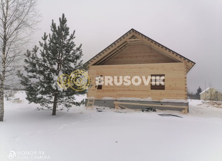 Дом 9х12м из профилированного бруса 145х145 мм в д. Мытишино, Угранский район, Смоленская область