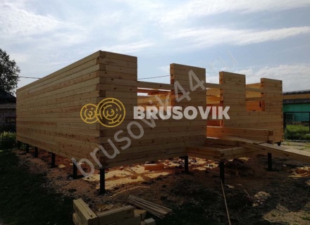 Дом из профилированного бруса 145х145 мм