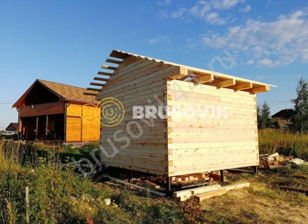 Баня из профилированного бруса 145х145 мм