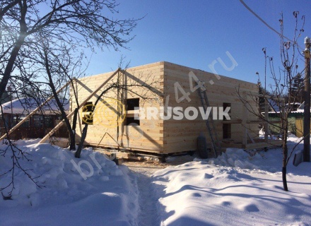 Строительство брусового дома